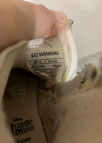 Kız Çocuk krem minnie mouse bot - Görsel 3