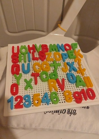 Renkli Alfabe ve Sayı Eğitici Oyuncak - Görsel 2