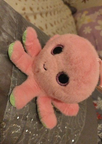 Pembe Peluş Ahtapot Oyuncak - Görsel 2