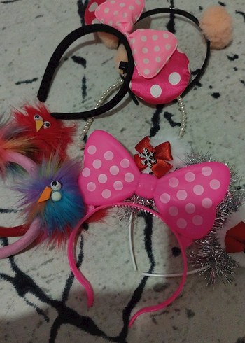 Renkli Desenli Çocuk Saç ışıklı bir tanesi taçlar - Görsel 7