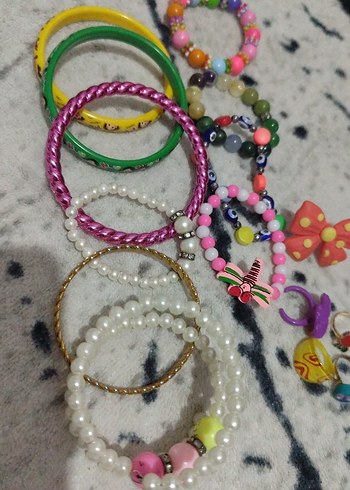 Renkli Boncuklu Bohem Çocuk bileklik Aksesuarları - Görsel 2