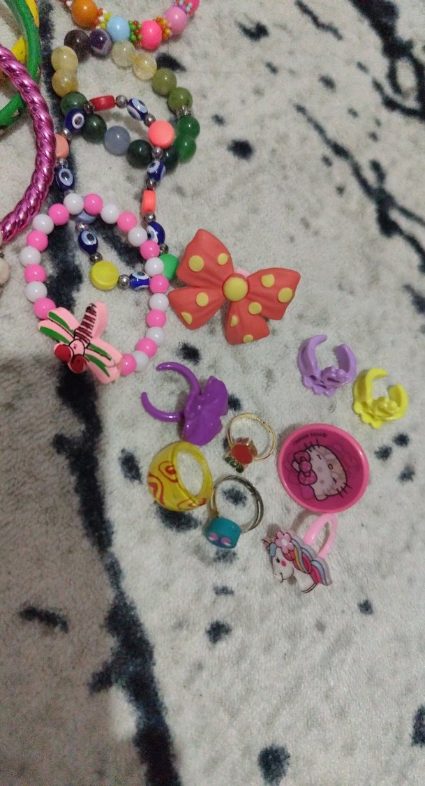 Renkli Boncuklu Bohem Çocuk bileklik Aksesuarları - Görsel 3