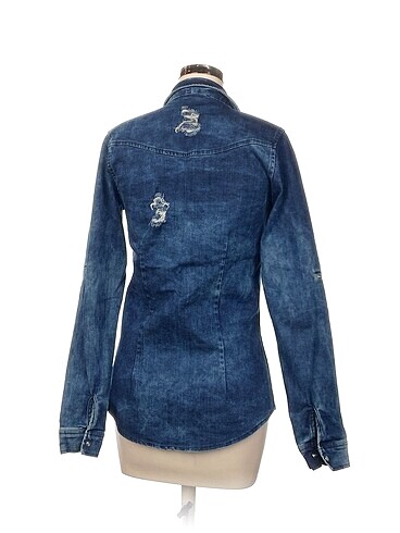 m Beden Vintage Love Kot Ceket %70 İndirimli.