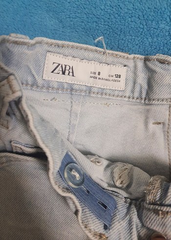 Kız Çocuk Denim Kısa Şort - Görsel 3