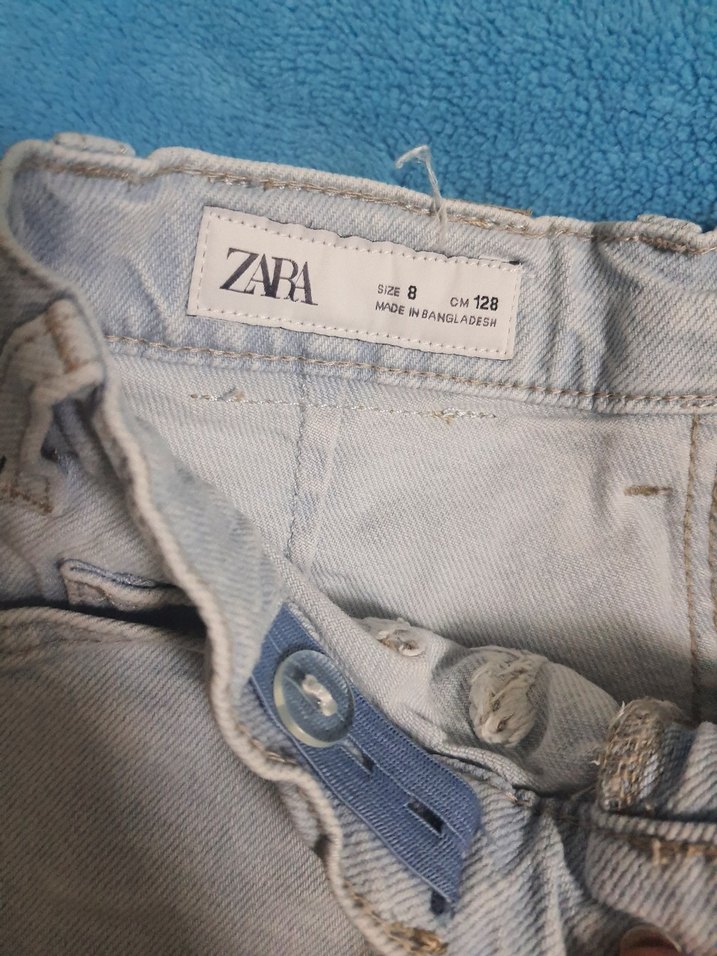 Kız Çocuk Denim Kısa Şort - Görsel 3