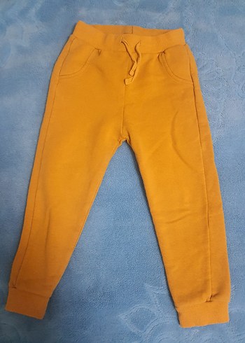 Sarı Rahat Kesim Erkek Çocuk Eşofman Altı - Görsel 2