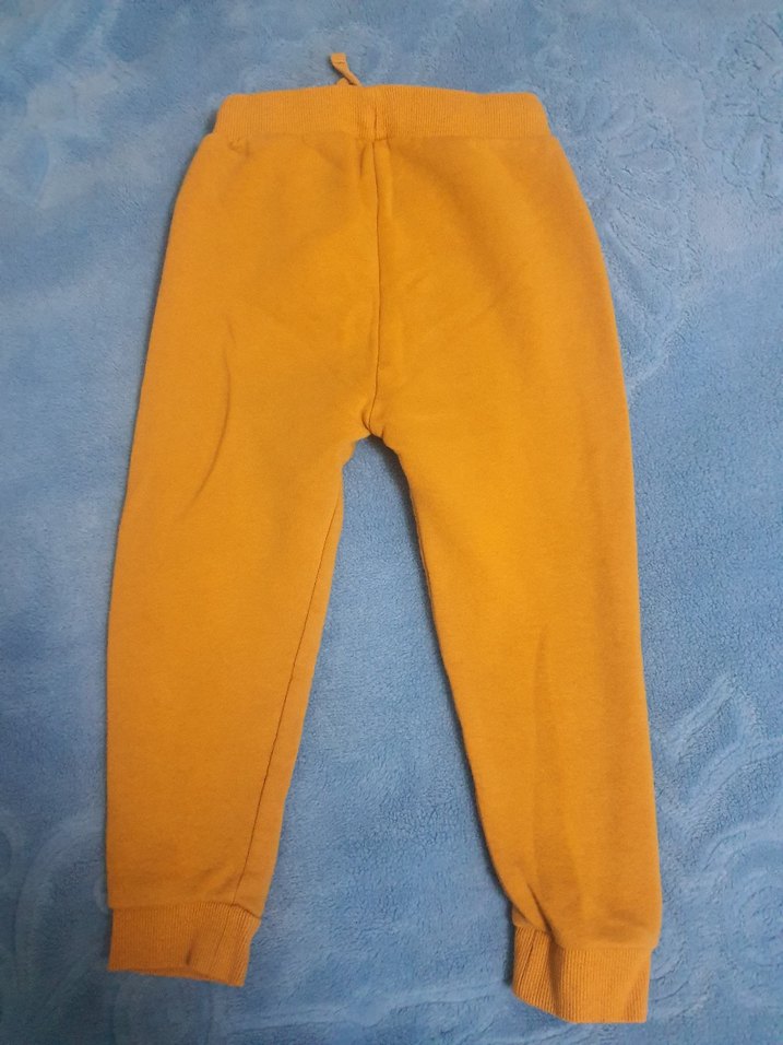 Sarı Rahat Kesim Erkek Çocuk Eşofman Altı - Görsel 3