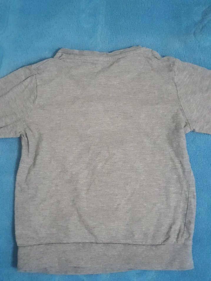 Gri Erkek Çocuk Uzun Kollu Triko Kazak - Görsel 3