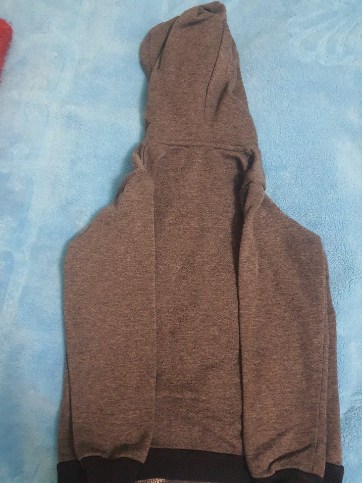 Erkek Çocuk Gri Baskılı Sweatshirt - Görsel 2