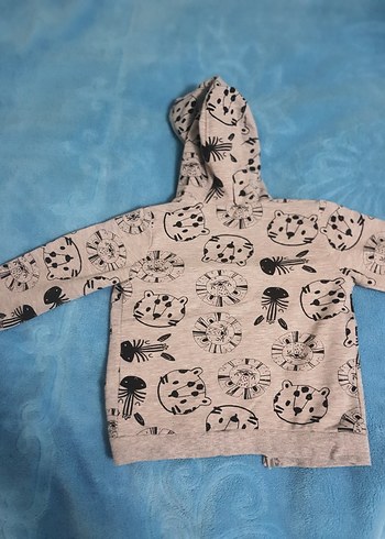 Erkek Çocuk Kapüşonlu Fermuarlı Sweatshirt - Görsel 2