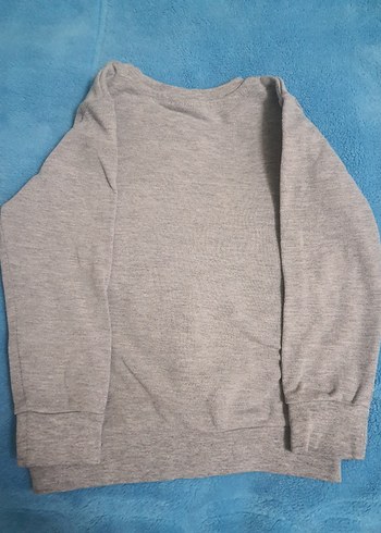 Gri Erkek Çocuk Uzun Kollu Sweatshirt - Görsel 3