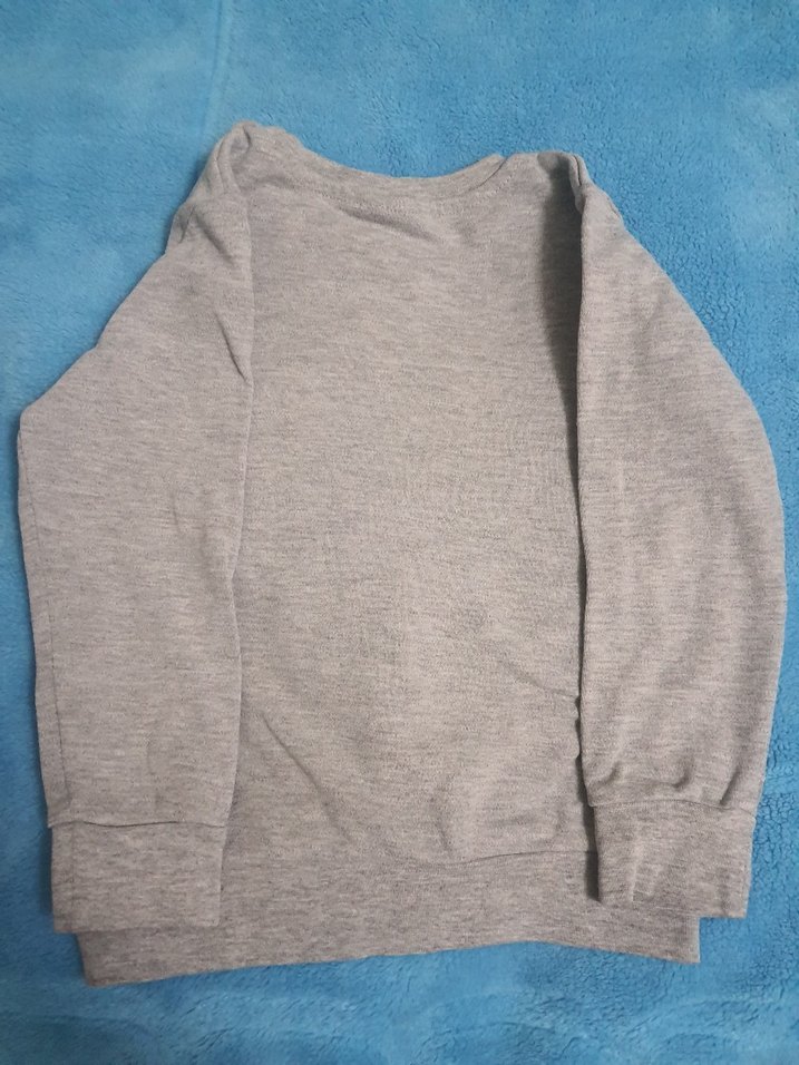 Gri Erkek Çocuk Uzun Kollu Sweatshirt - Görsel 3