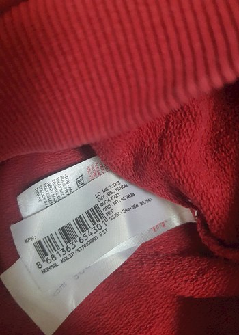 Erkek Çocuk Kırmızı Baskılı Sweatshirt - Görsel 2