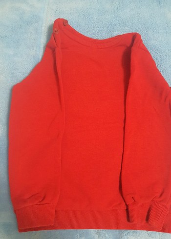 Erkek Çocuk Kırmızı Baskılı Sweatshirt - Görsel 3