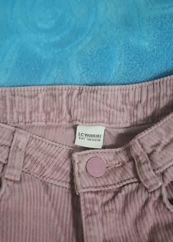 Kız Çocuk Bol Kesim Kahverengi Denim Pantolon - Görsel 3