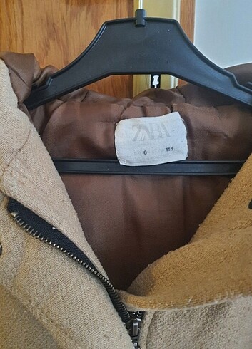 6 Yaş Beden camel Renk Zara kiz cocuk kaban