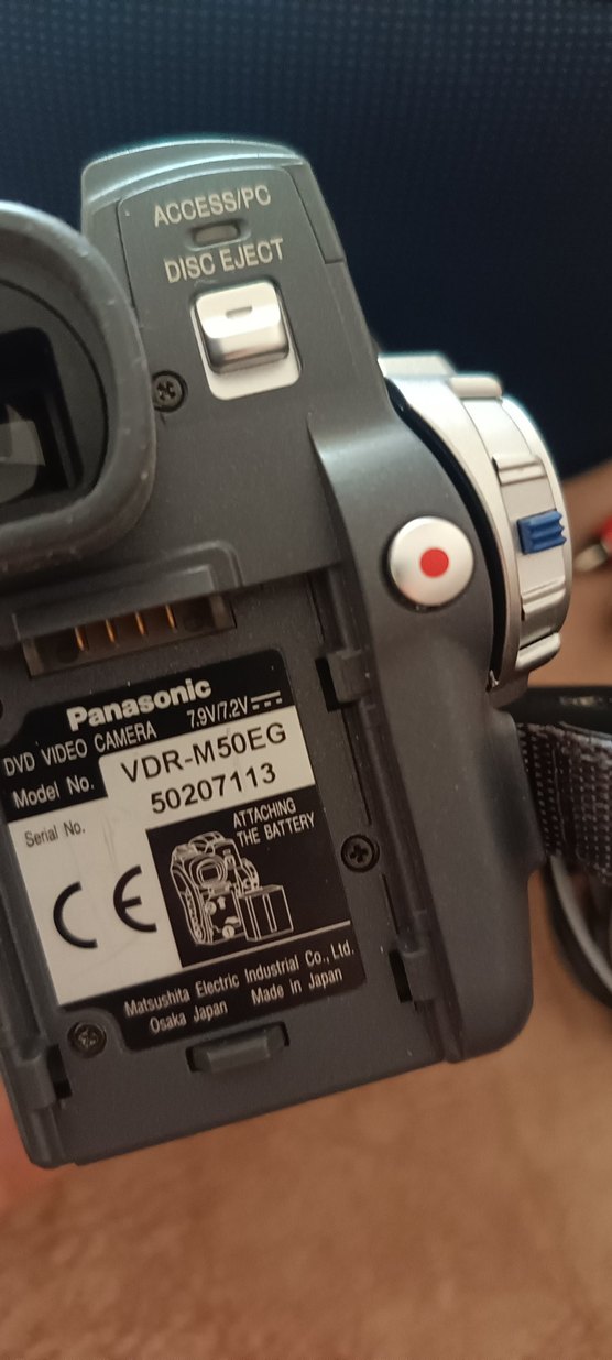 Gri Panasonic Video Kamera - Görsel 3