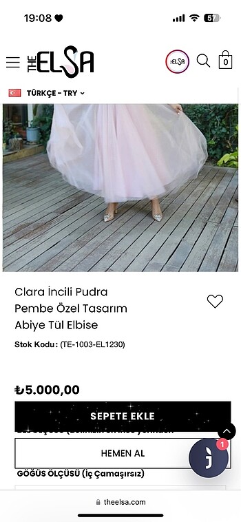 38 Beden Nişan elbisesi