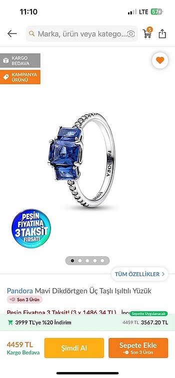 Pandora yüzük