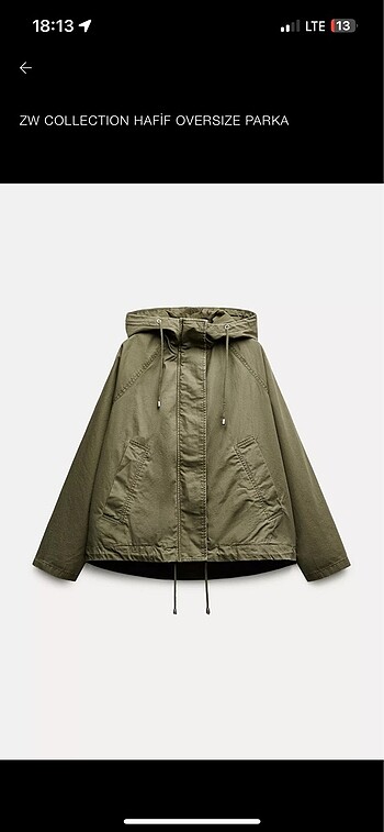 Zara parka