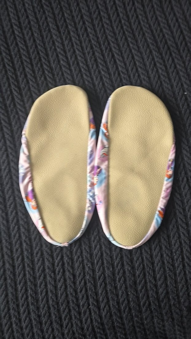 Kız Çocuk Pembe Desenli Sıcak Terlik deniz - Görsel 3