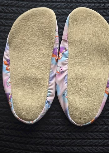 Kız Çocuk Pembe Baskılı Sıcak Terlik - Görsel 4