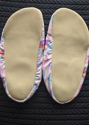 Kız Çocuk Pembe Baskılı Sıcak Terlik - Görsel 5