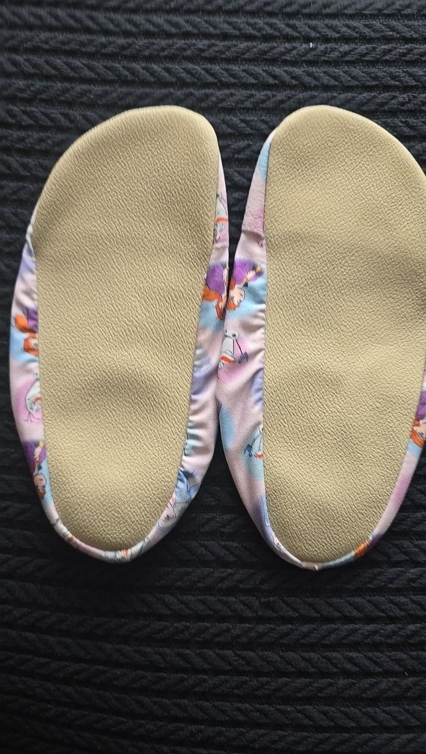 Kız Çocuk Pembe Baskılı Sıcak Terlik - Görsel 4