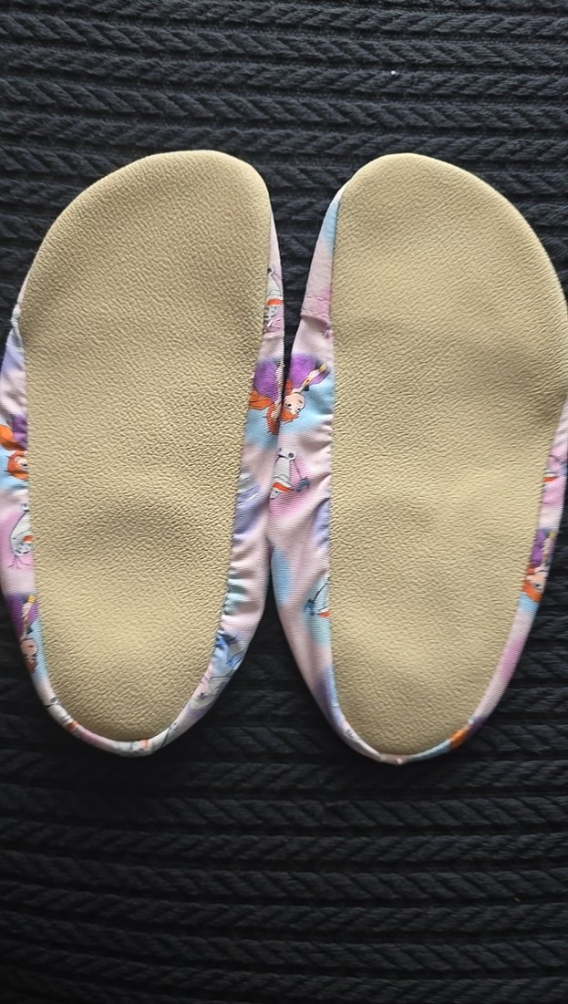 Kız Çocuk Pembe Baskılı Sıcak Terlik - Görsel 5