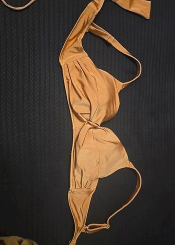 Kadın  Mini Bikini Takımı pudra rengi - Görsel 6