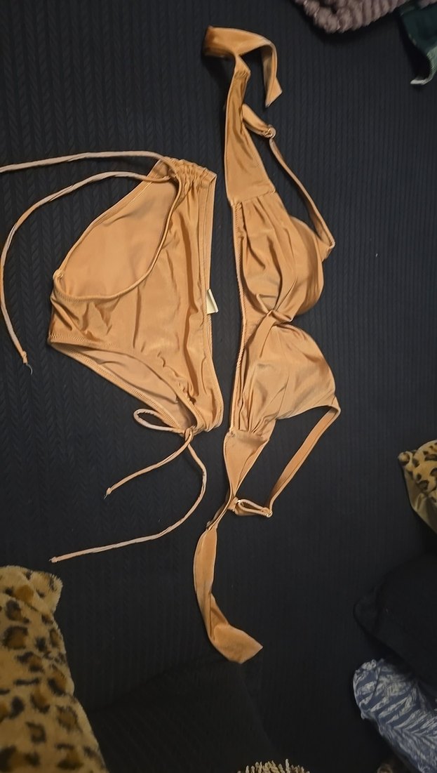 Kadın  Mini Bikini Takımı pudra rengi - Görsel 2