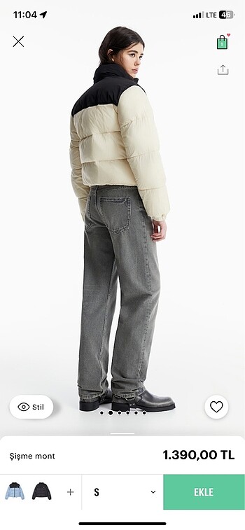 Pull and Bear P&B mont