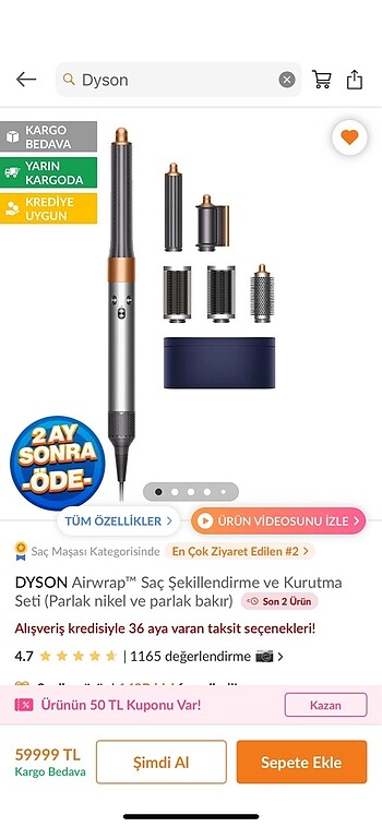 DYSON AİRWRAP ORİJİNAL