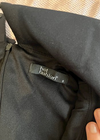 Kadın Siyah Uzun Kollu Goth Tulum - Görsel 3