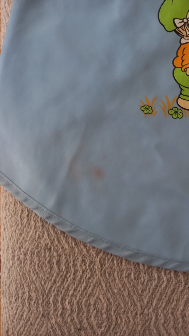 Nakışlı Mavi Bebek Önlüğü - Görsel 4