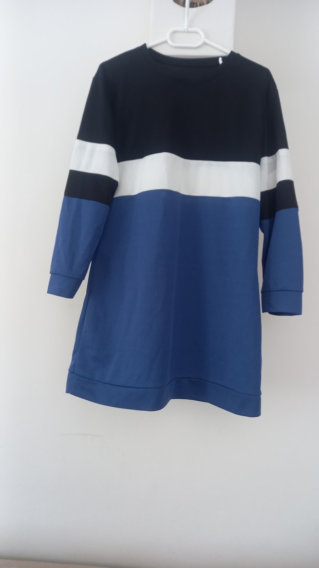 Kadın Lacivert Uzun Kollu Sweatshirt - Görsel 2