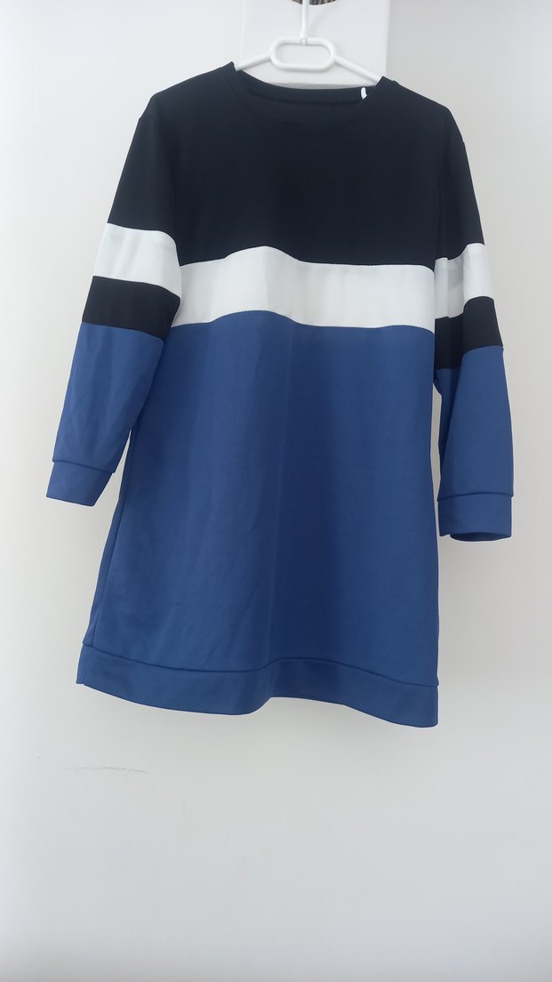 Kadın Lacivert Uzun Kollu Sweatshirt - Görsel 3