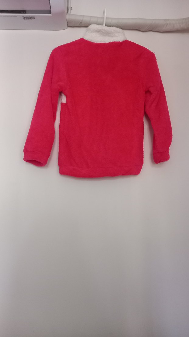 Kız Çocuk Renkli Fermuarlı sweatshirt - Görsel 4