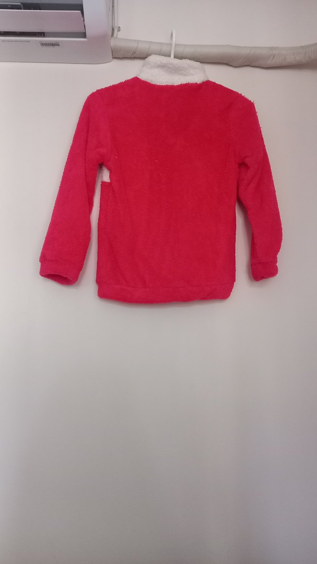 Kız Çocuk Renkli Fermuarlı sweatshirt - Görsel 3