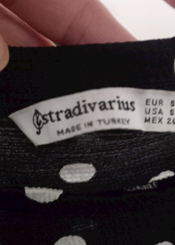 Siyah Puantiyeli Uzun Salaş Elbise - Görsel 4