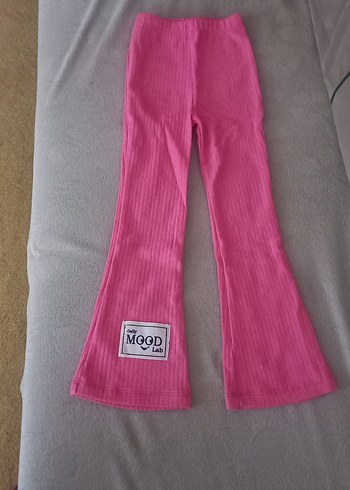 Pembe Örgü Kız Tayt - Görsel 3