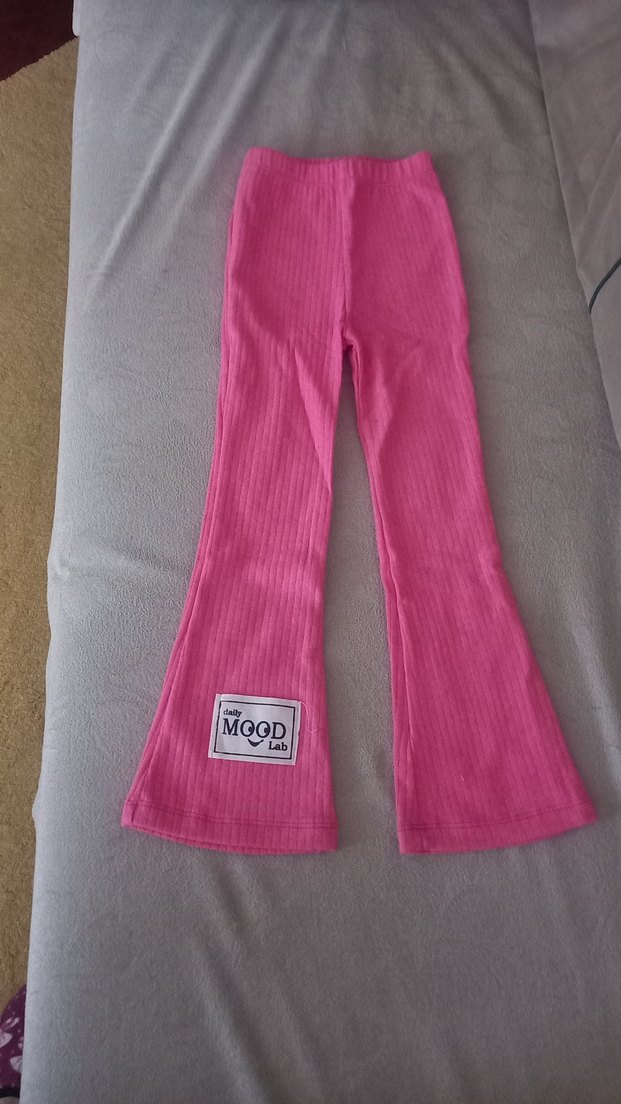 Kız Çocuk ispanyol  Pembe Tayt - Görsel 2