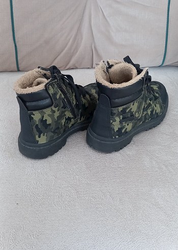 Kamuflaj Desenli Kürklü Çocuk Botu - Görsel 5