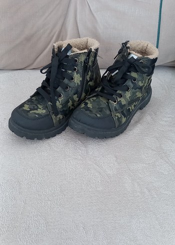 Kamuflaj Desenli Kürklü Çocuk Botu - Görsel 4