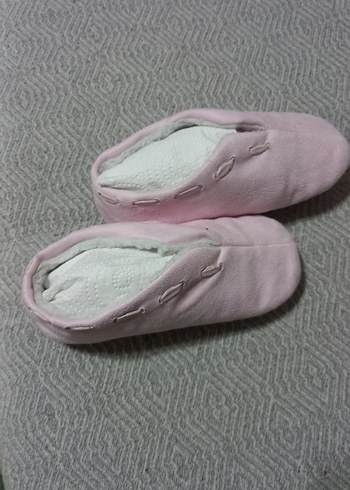 Kızlar için Pembe Sıcak Ev Terliği - Görsel 2