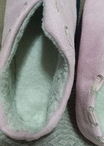 Kızlar için Pembe Sıcak Ev Terliği - Görsel 8