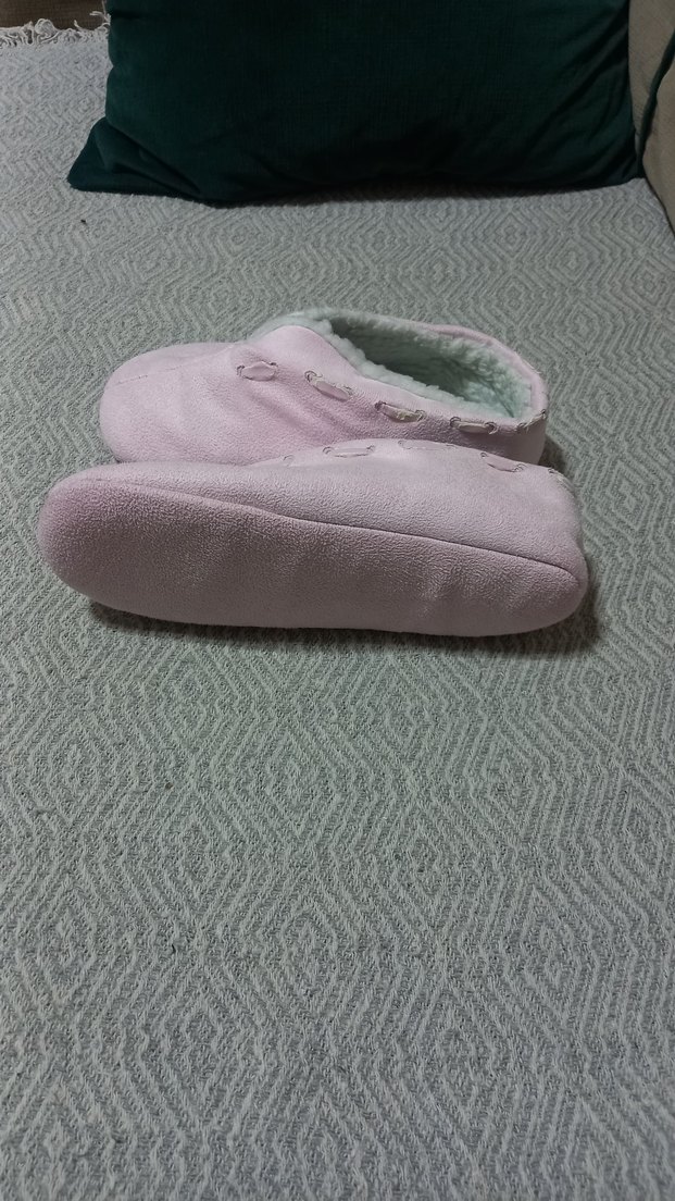 Kızlar için Pembe Sıcak Ev Terliği - Görsel 4