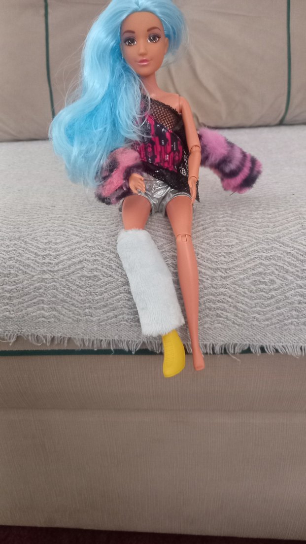 Renkli Pastel Saçlı Bebek - Görsel 3