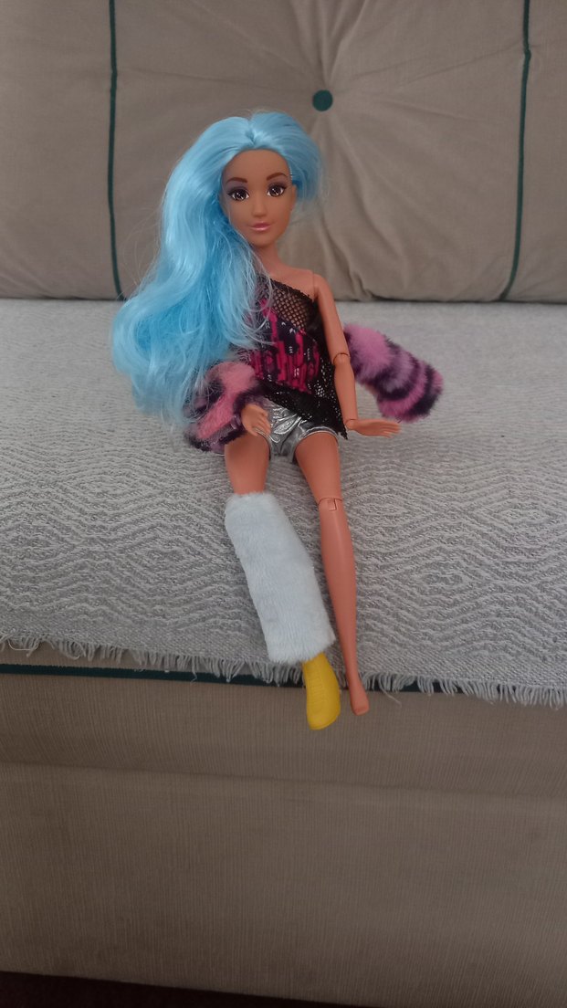 Renkli Pastel Saçlı Bebek - Görsel 4