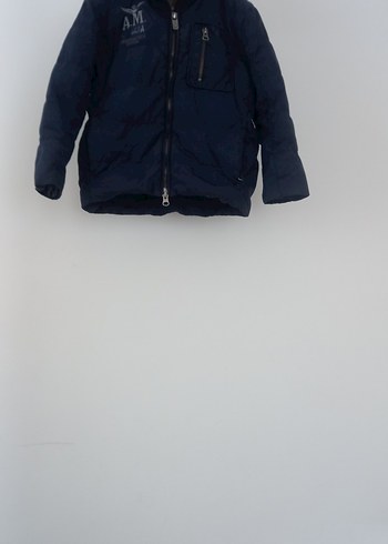 Erkek Çocuk Siyah Fermuarlı Street Wear Ceket - Görsel 4